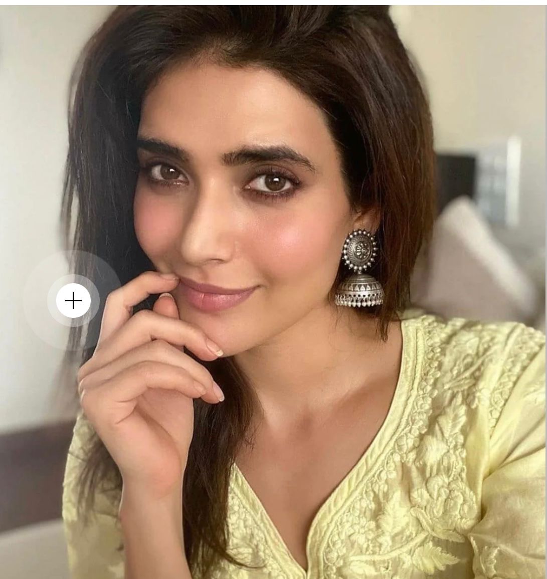 Brass antique jhumki