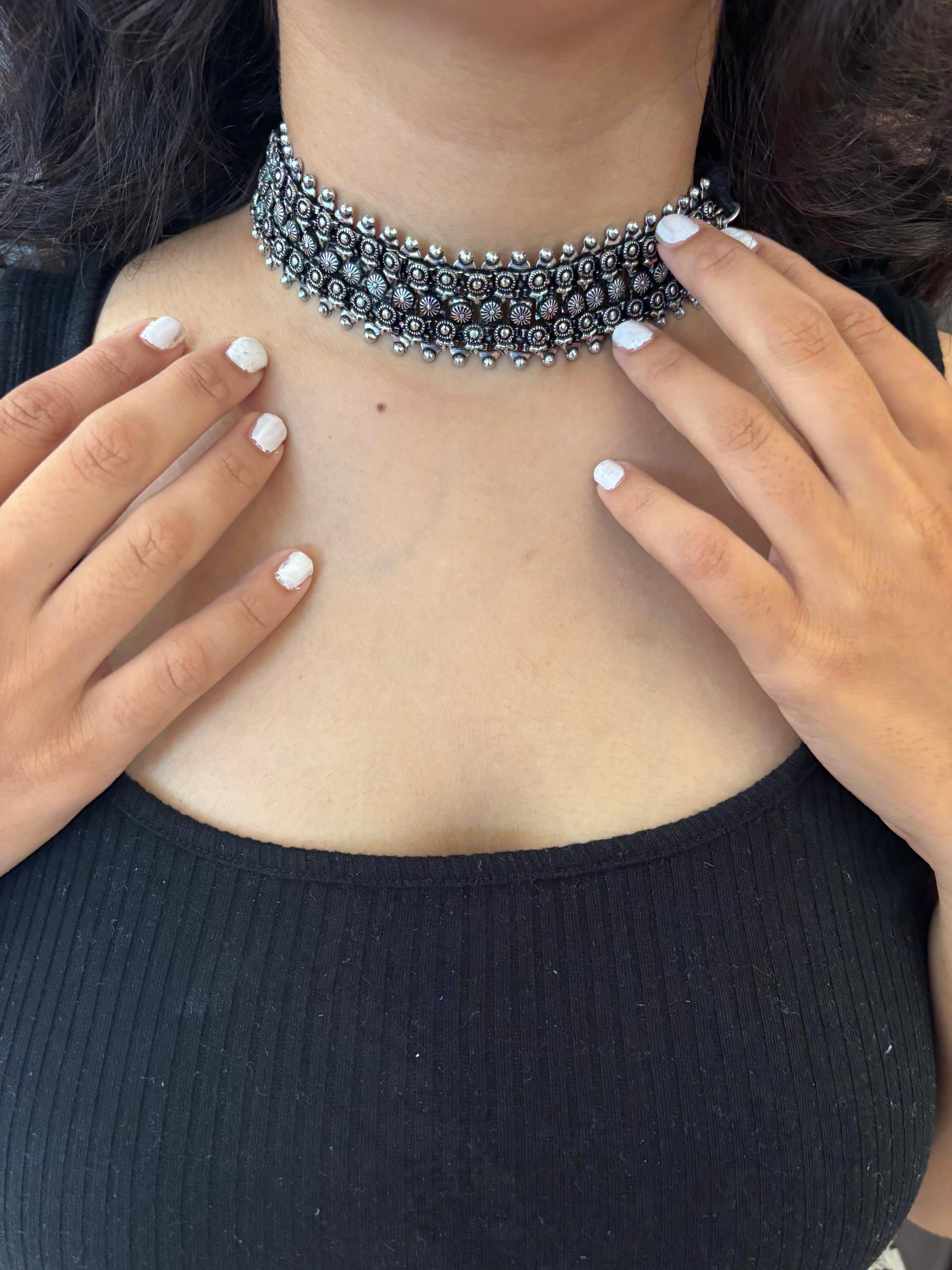 Handcrafted antique choker