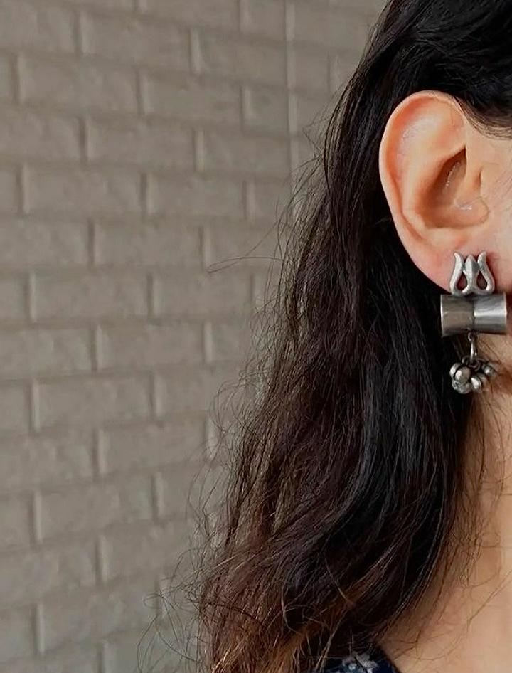 Trishul earring