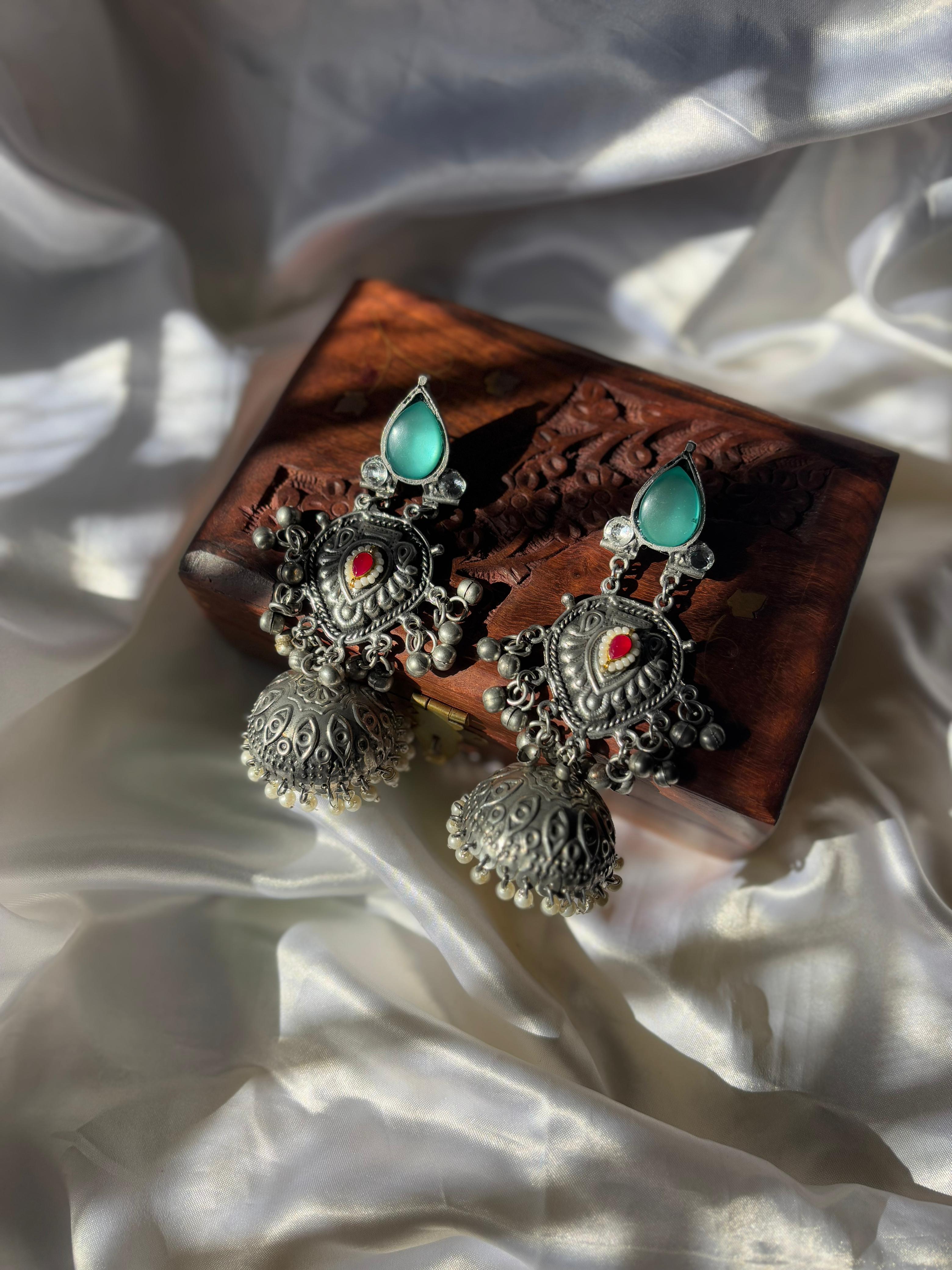 Mudra inspired jhumka