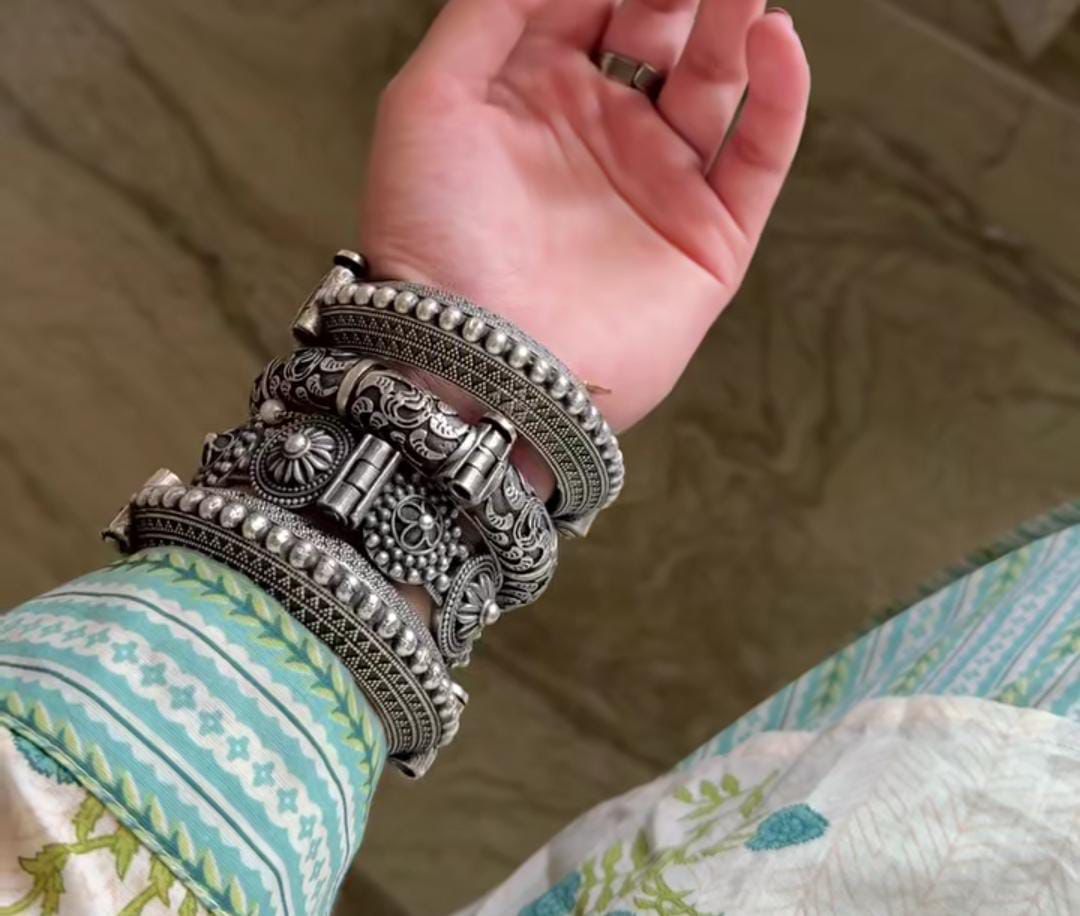 Hema nohwal bangle stack