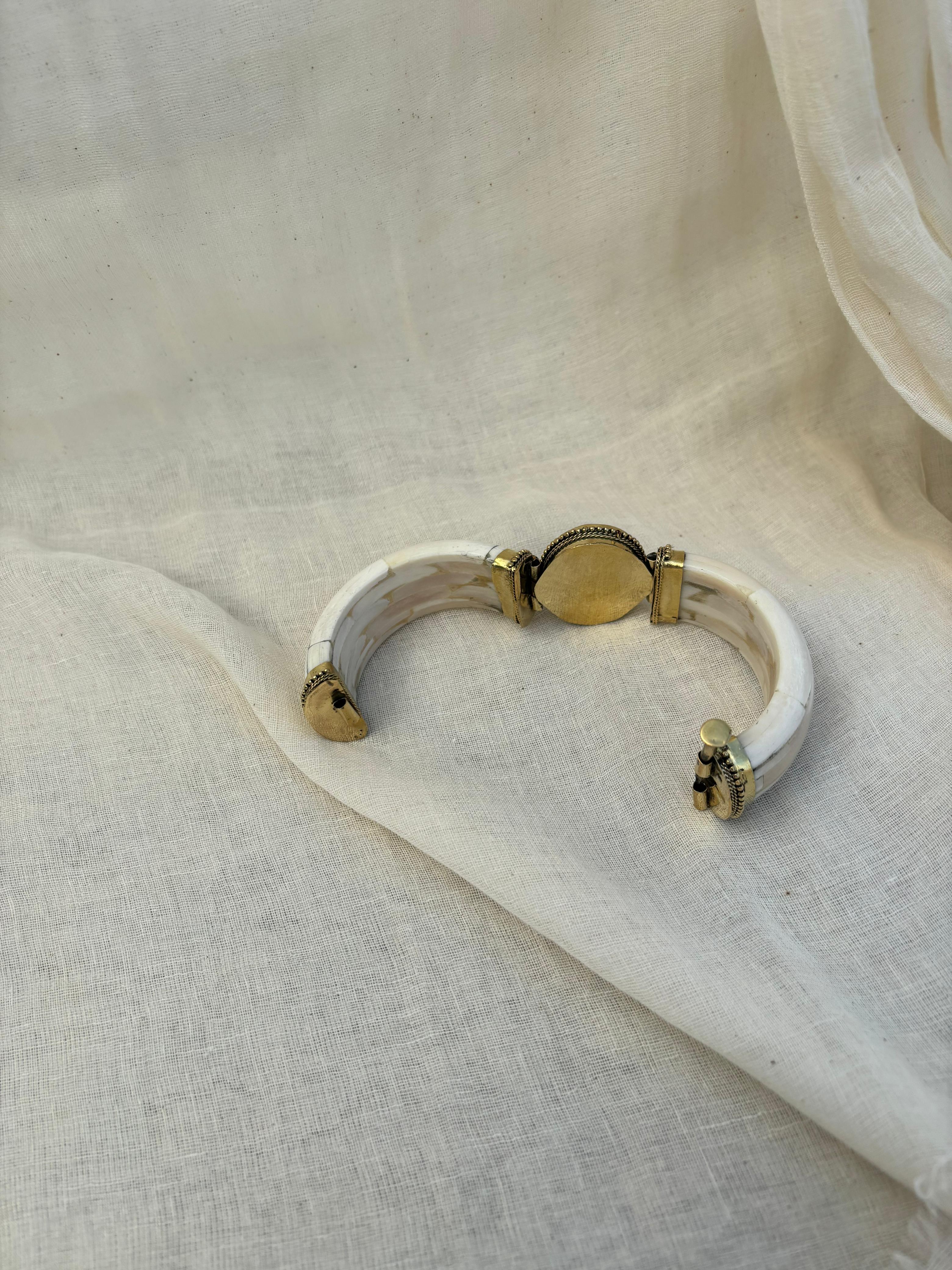 Bone stone bracelet