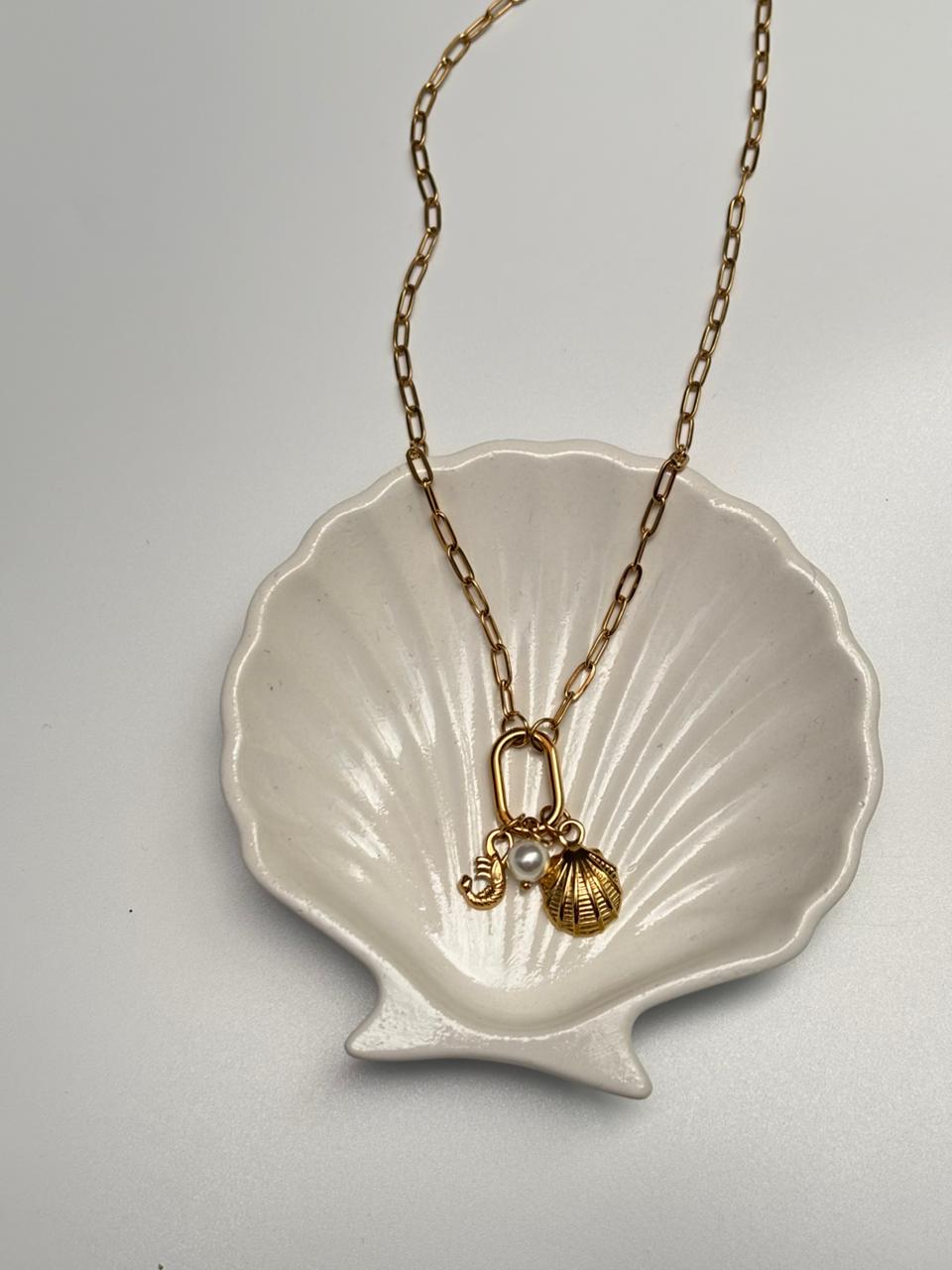 Mermaid treasure necklace