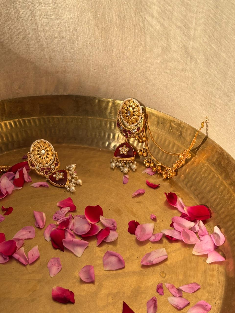 Gulab kashmiri jhumka