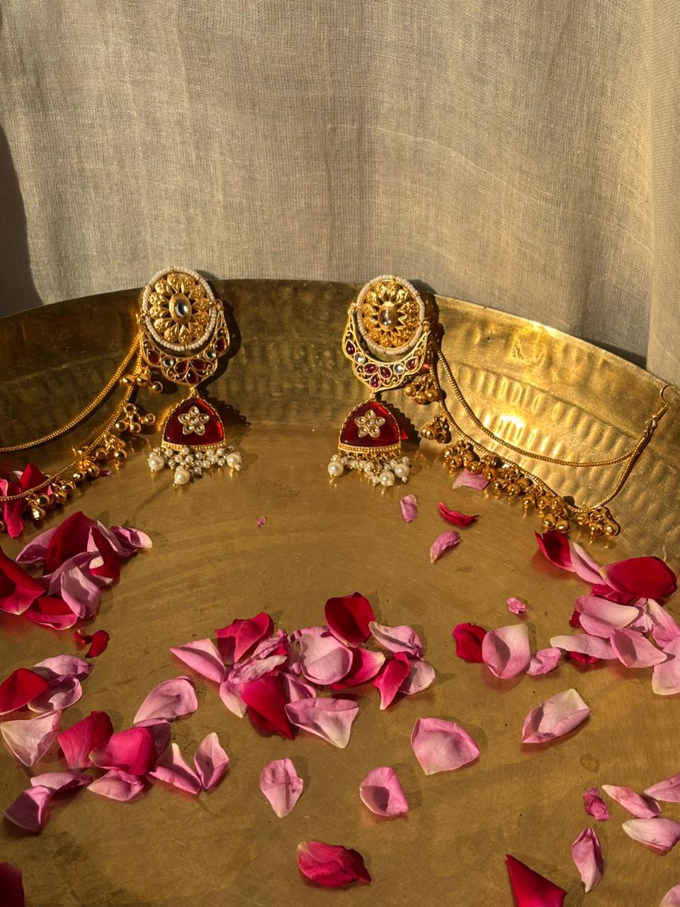 Gulab kashmiri jhumka