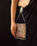 Filligree phone clutch