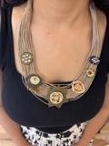 Jute antique necklace